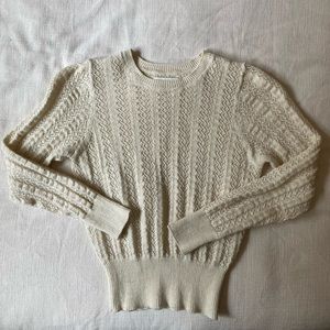 Doen Alpaca Silk Crochet Sweater